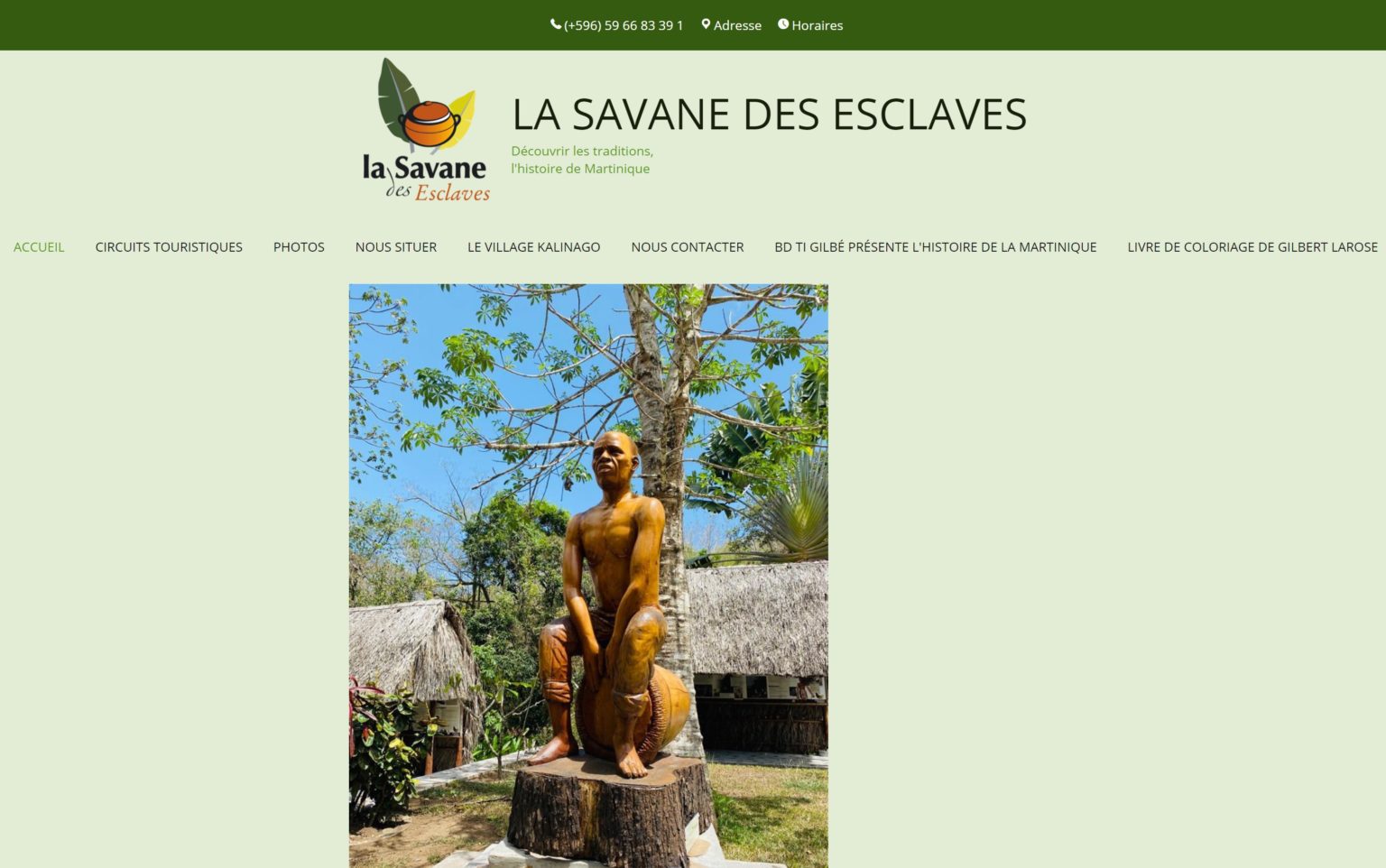 la "savane des esclaves" de Gilbert Larose Symbole de l'amitié