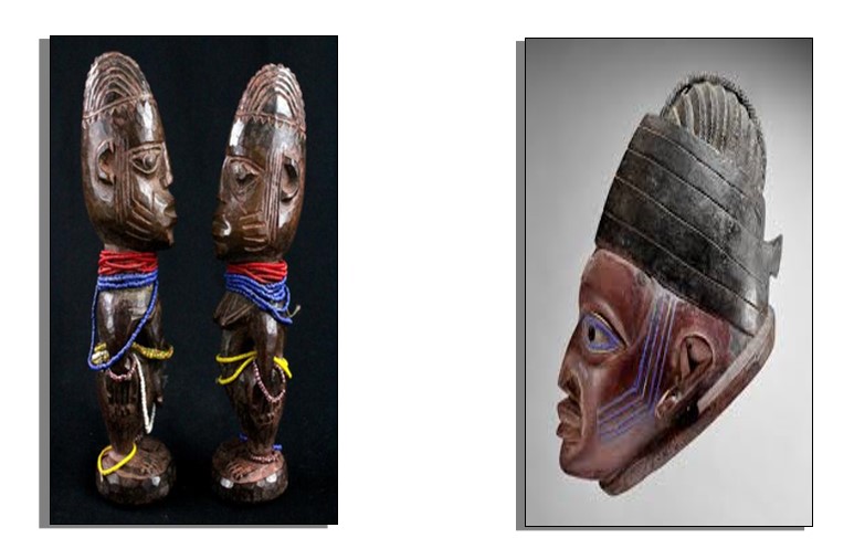 statuettes, jumeaux, Fâ